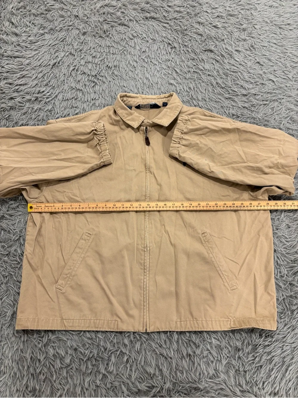 Vintage Polo Ralph Lauren Men’s 2XL Chore Bomber Jacket Brown Cotton Workwear